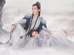 芒果TV网剧《百灵潭》海报（多人+男女主）