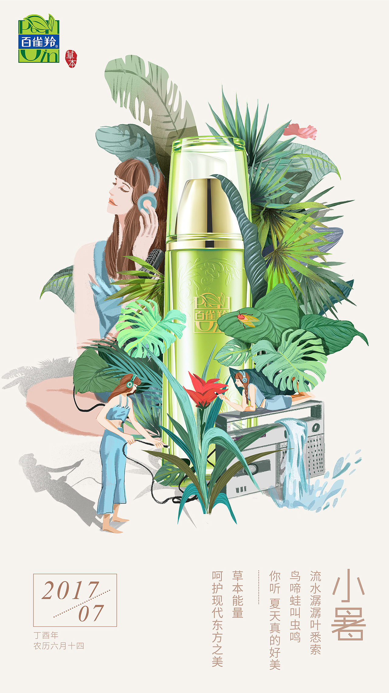 百雀羚2017年节气(上半年合集)