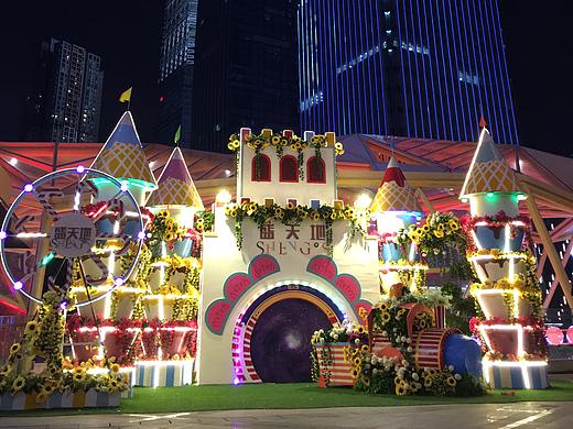 广西南宁美陈《美陈--花朝节主题城堡》