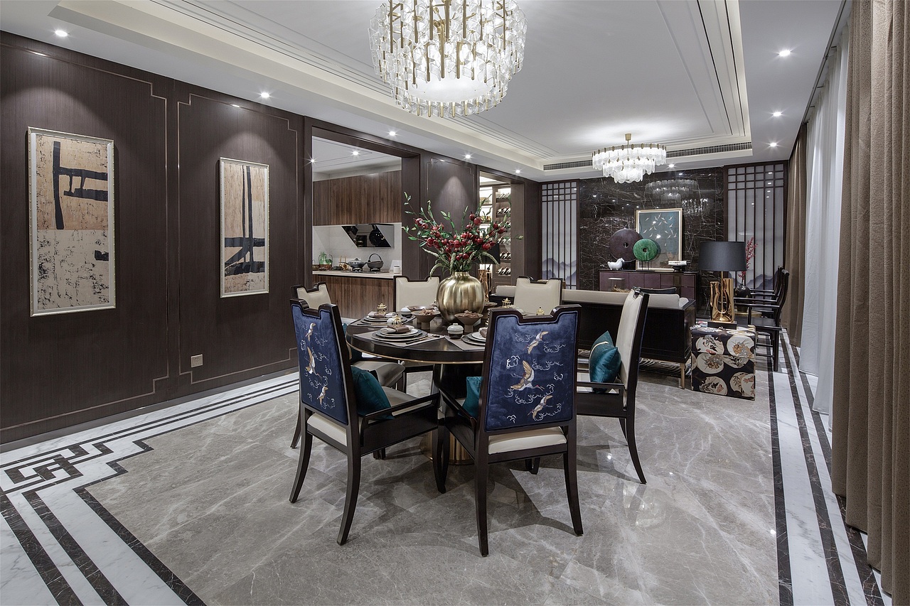 新希望紫檀山别墅样板间C2户型（图ZMTIyNzk2NTM2） - 家装设计 - 站酷设计师元禾大千原创素材 - 站酷ZCOOL