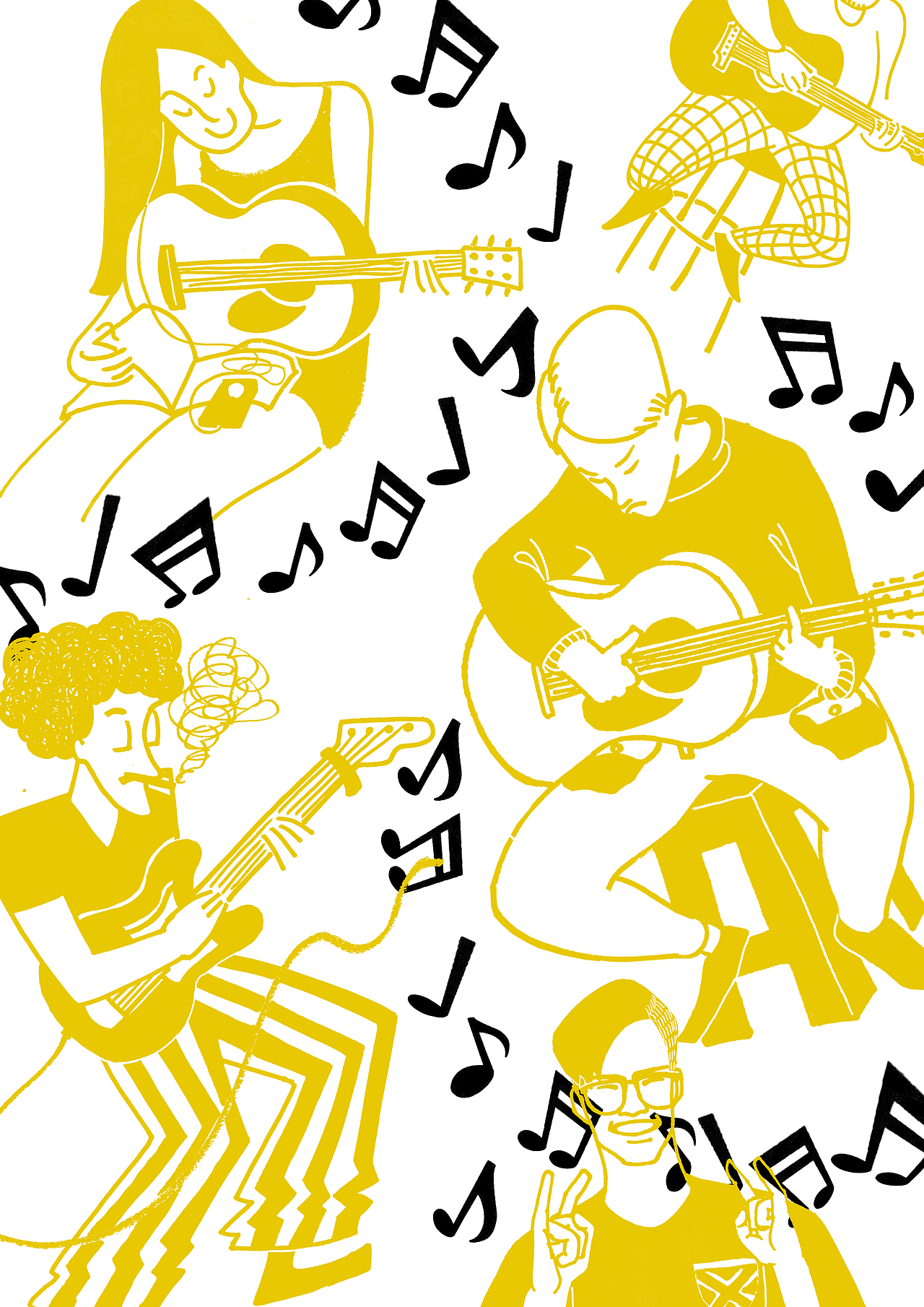 地下乐队日常2图案设计