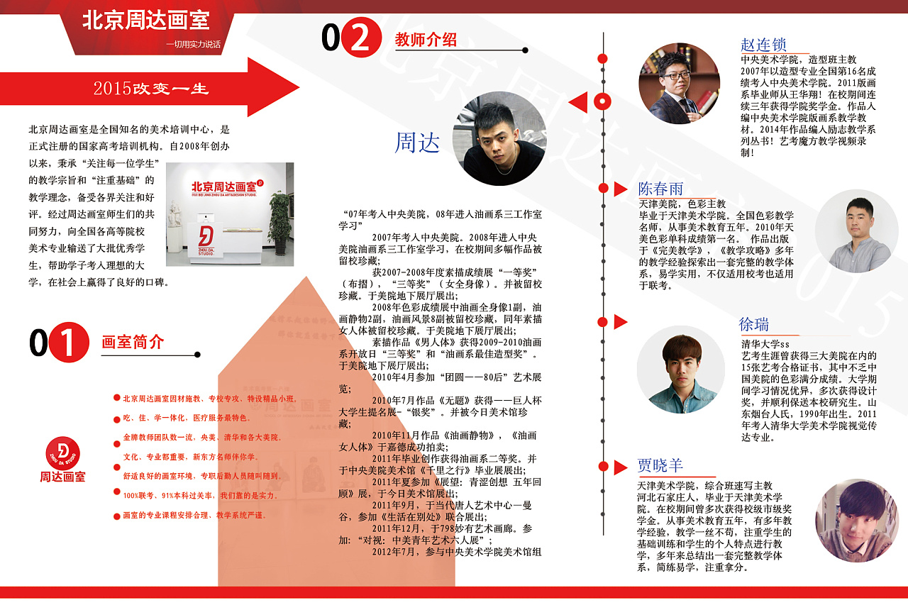 画室宣传册