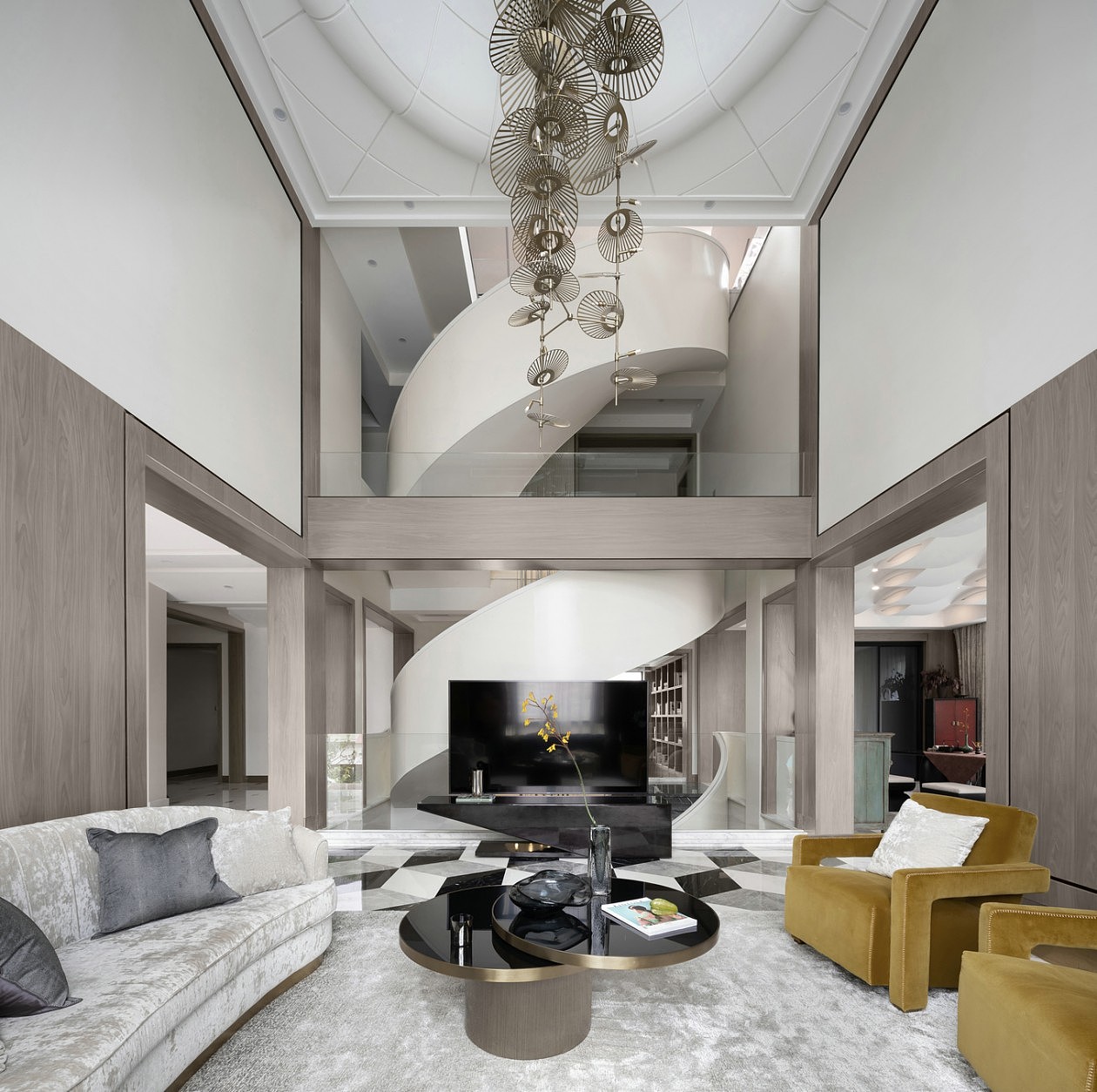 私人别墅,超美的色彩设计!