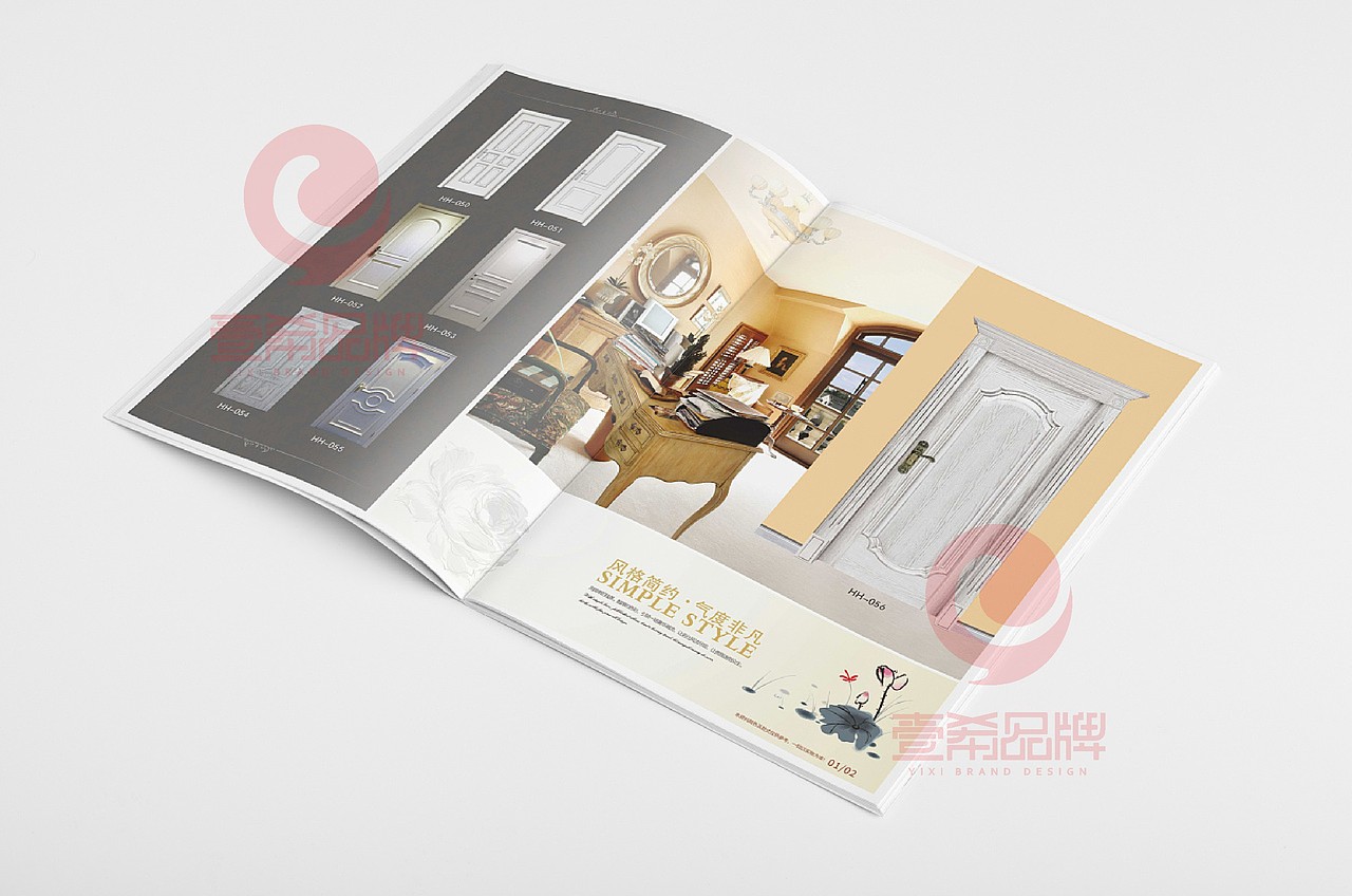 一希品牌设计-高端门产品画册 -木门宣传册画册设计（图ZMTYwNDE4MDA4） - 书籍/画册 - 站酷设计师一希品牌设计原创素材 - 站酷ZCOOL