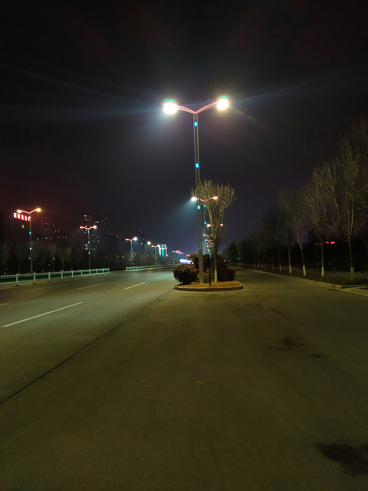 简单大气双臂路灯灯杆亮化装饰导光路灯世博光电品牌