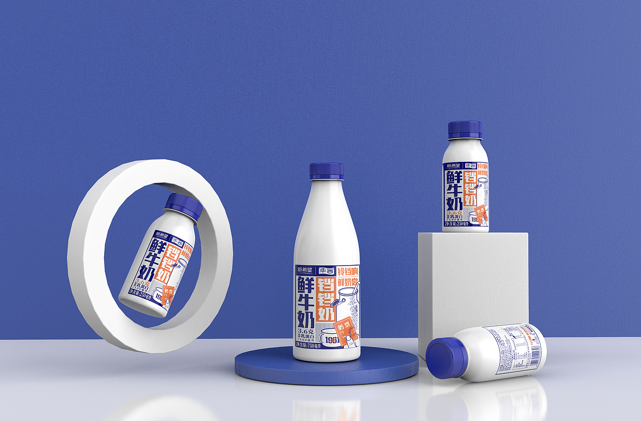新希望乳业铛铛奶包装升级