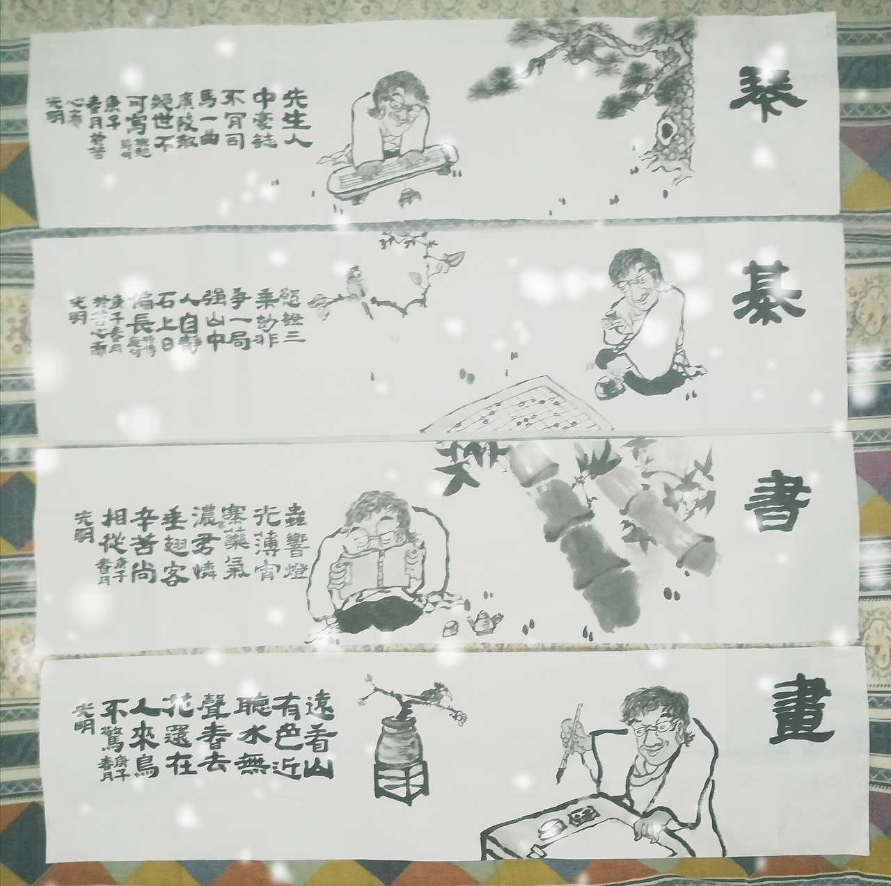 禪畫（图ZMTk3MjI1MTI0） - 绘画 - 站酷设计师憂郁藍色原创素材 - 站酷ZCOOL