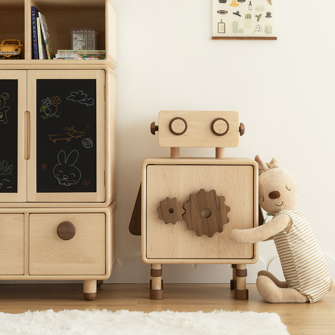 Robot边柜 | 富有乐趣的儿童多用收纳柜