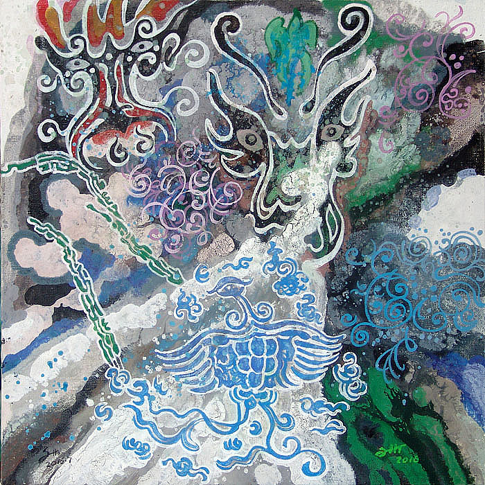 脸谱艺术（图ZMjczMjA0NzMy） - 艺术插画 - 站酷设计师黑白插画设计师原创素材 - 站酷ZCOOL