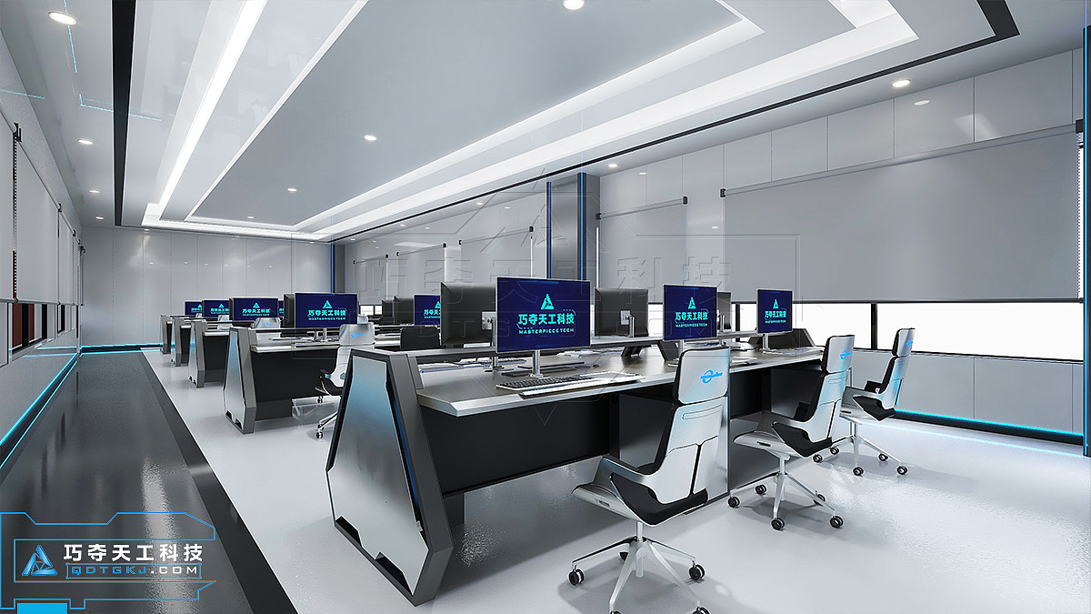 智慧综治中心一楼办公室