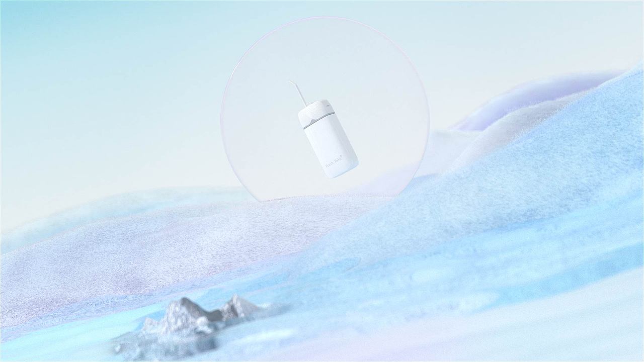 【电动冲牙器】高频脉冲，洁净颜值统一在线！