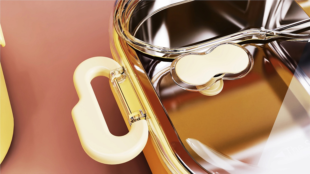 精致时尚的饭盒|餐盒外观结构设计