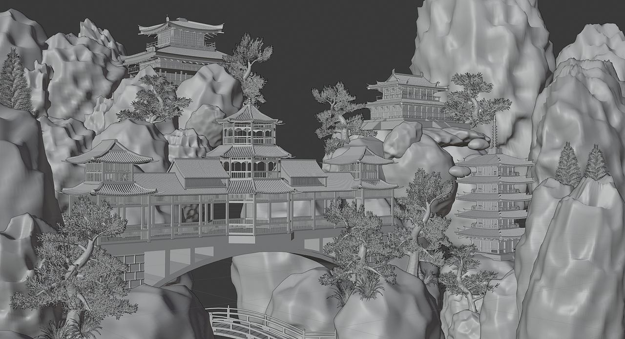 blender场景渲染（图ZMjQwMTU1MTAw） - 场景 - 站酷设计师观山_原创素材 - 站酷ZCOOL