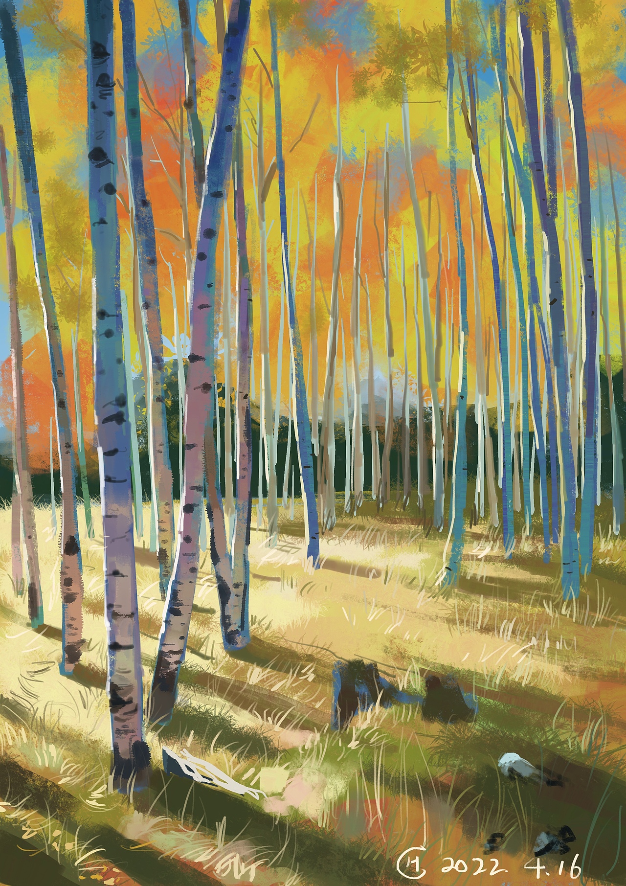 速涂练习（图ZMzA1NjE2OTAw） - 创作习作 - 站酷设计师苍苍鹤原创素材 - 站酷ZCOOL