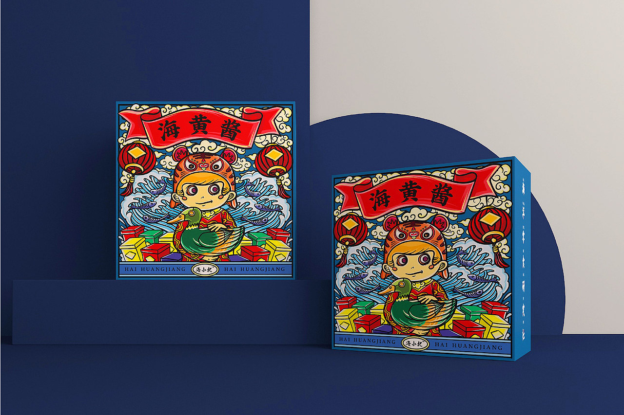 猴子IP国潮包装设计