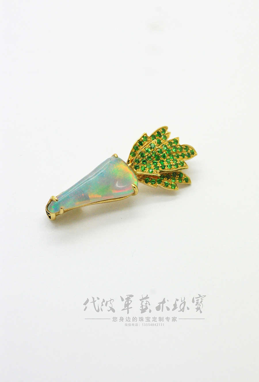 代波军艺术珠宝定制-----欧泊镶嵌设计作品欣赏（图ZNzYxNTc4MDg=） - 首饰设计 - 站酷设计师代波军艺术珠宝原创素材 - 站酷ZCOOL