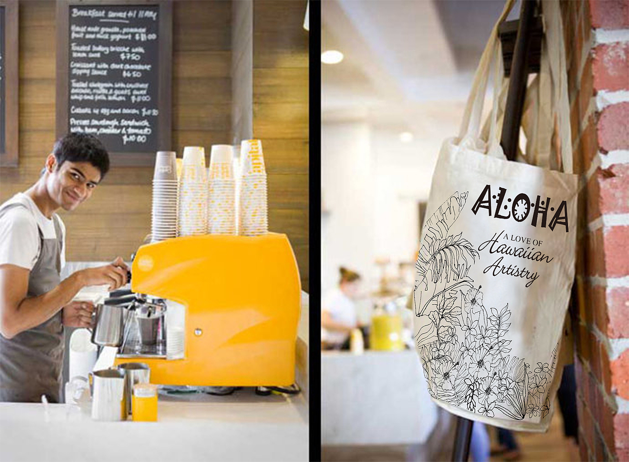 夏威夷艺术主题餐厅