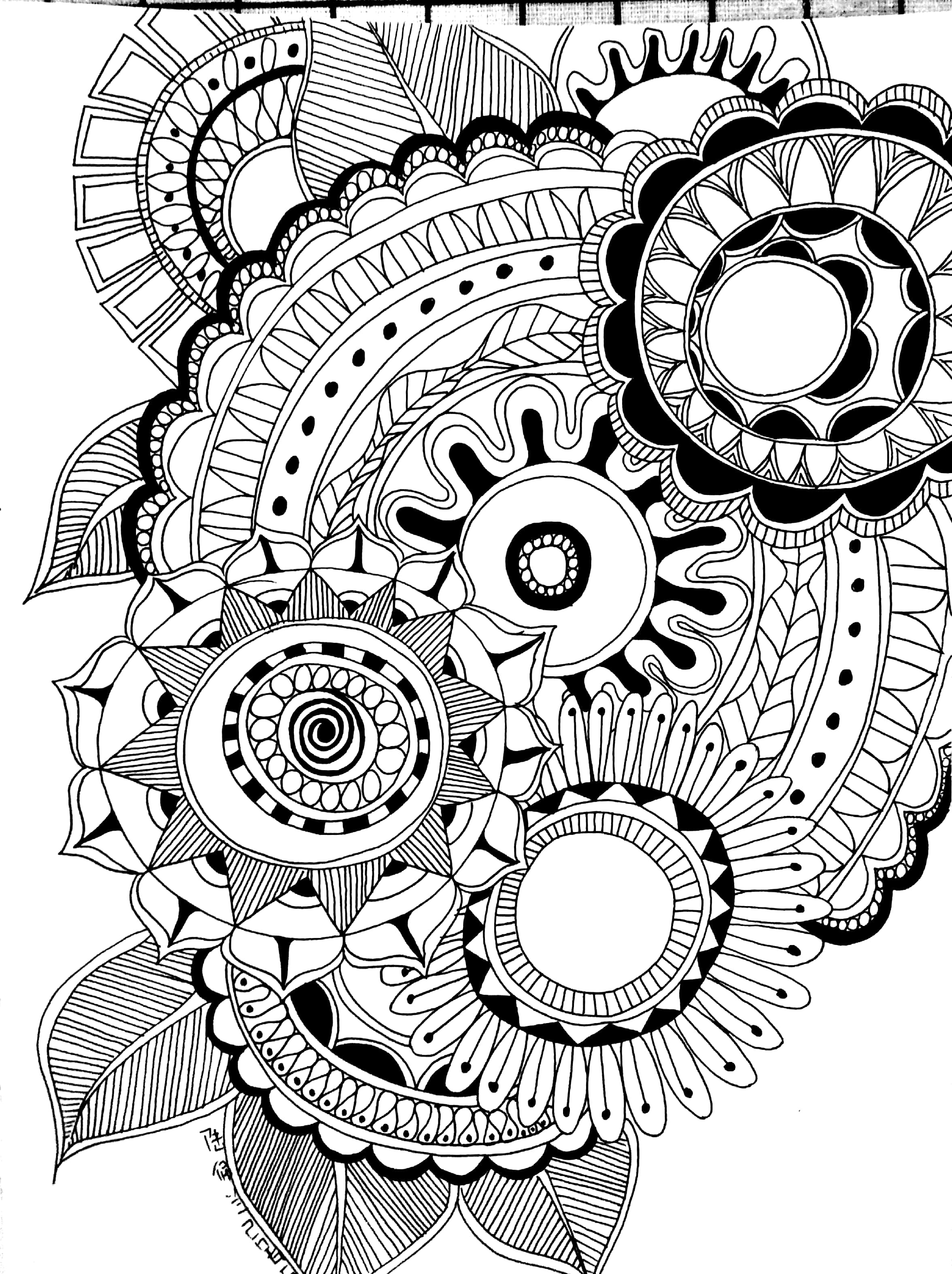 黑白画|纯艺术|绘画|音十为章 - 原创作品 - 站酷 (zcool)