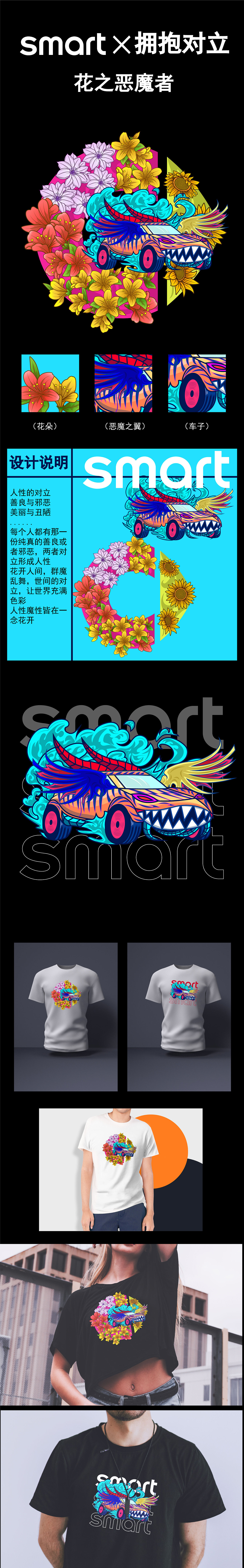 smart·拥抱对立（图ZMjU5OTY3MTQ4） - 图案 - 站酷设计师玛卡卡拉卡卡原创素材 - 站酷ZCOOL