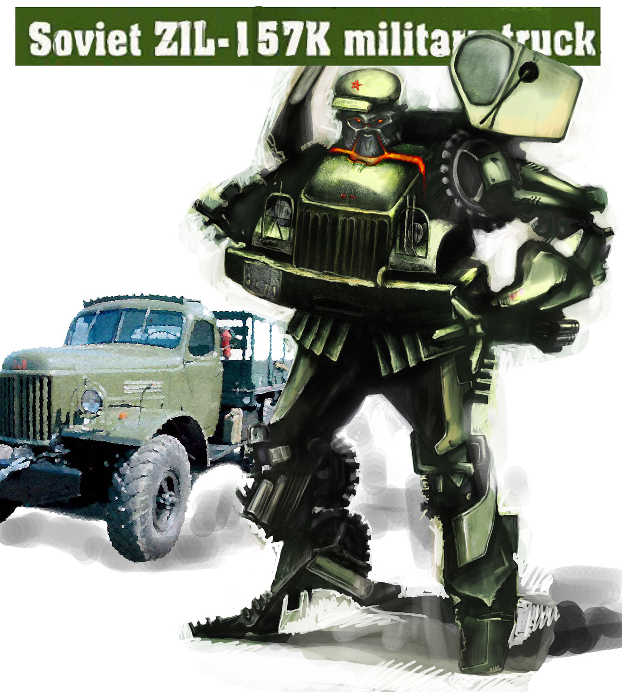变形金刚-苏联吉尔卡车(老解放的前身)