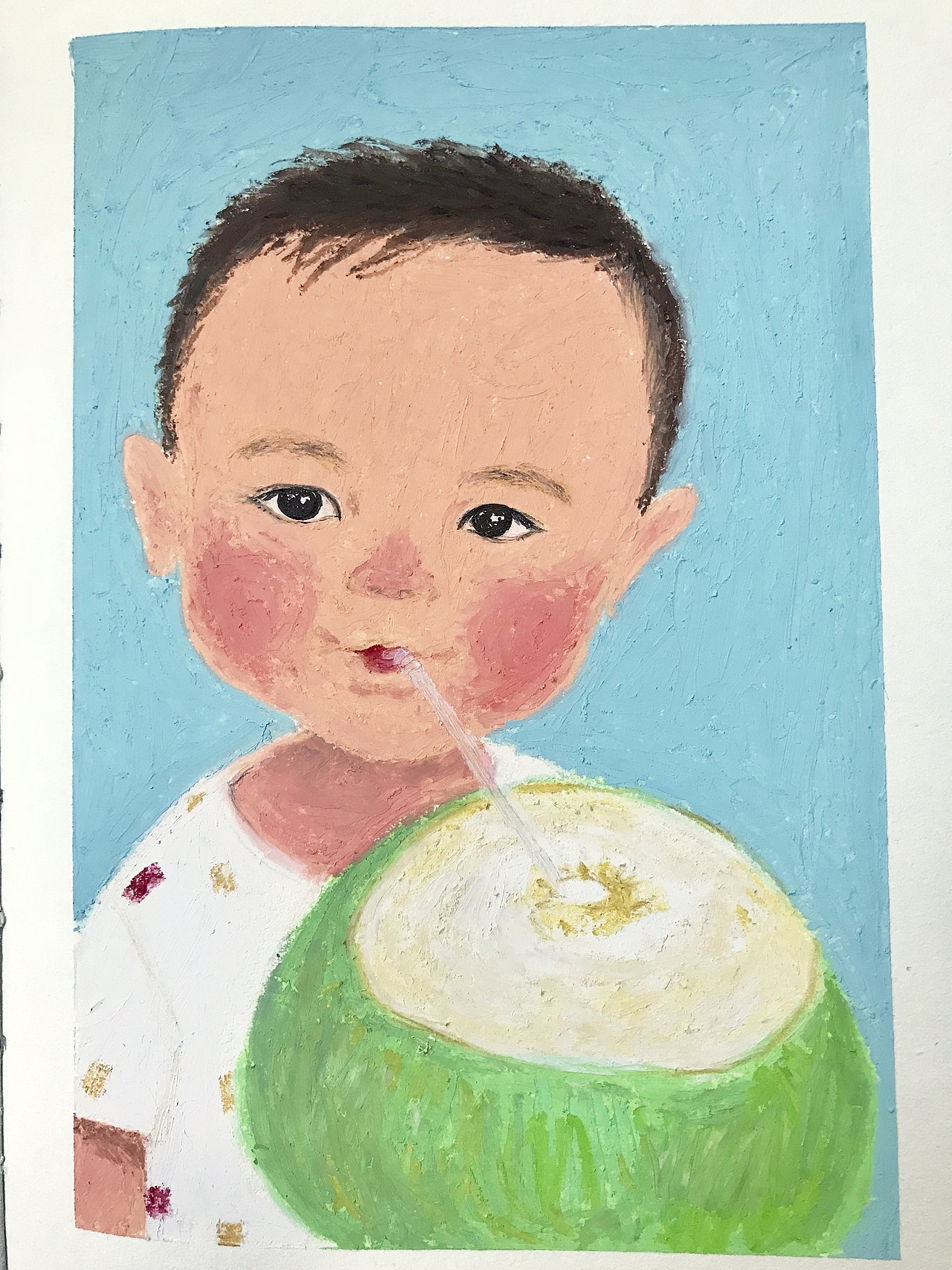 今日份 小朋友（图ZMTU3NzAxNDQ4） - 艺术插画 - 站酷设计师蝉发发发原创素材 - 站酷ZCOOL