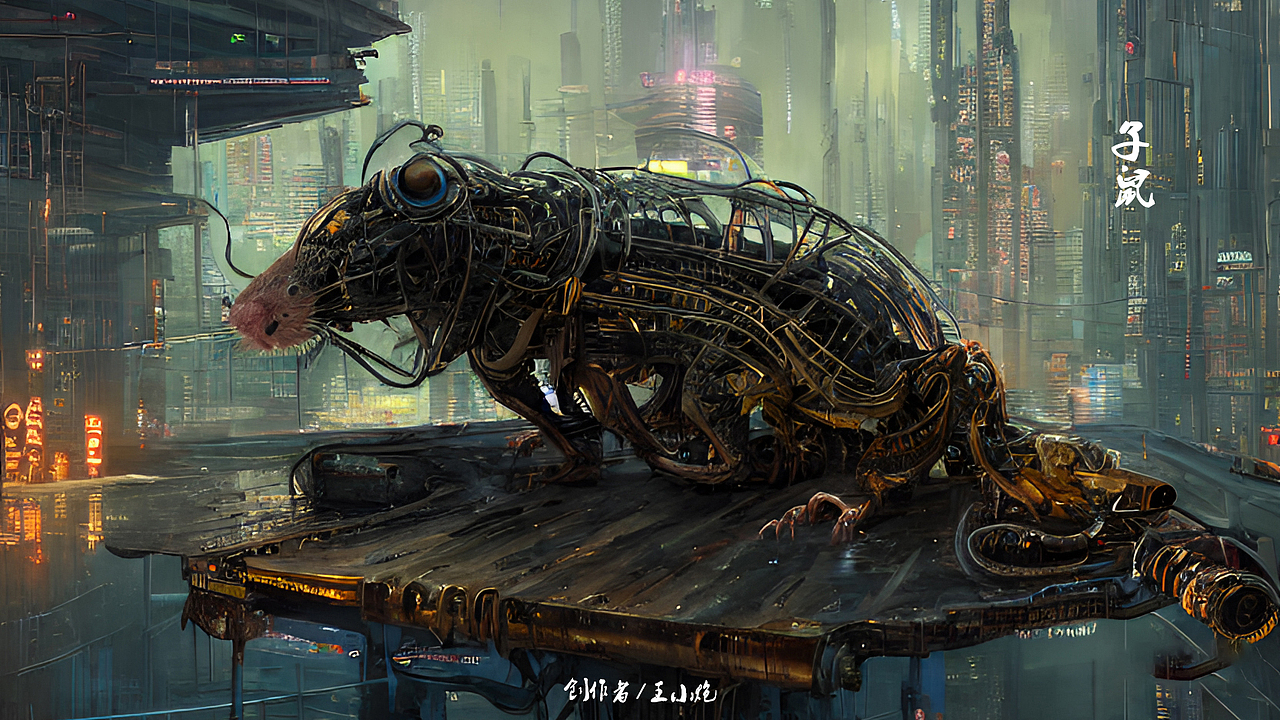 赛博之十二生肖战神（图ZMzI0MTg1NTMy） - AI作品 - 站酷设计师苍穹小强原创素材 - 站酷ZCOOL