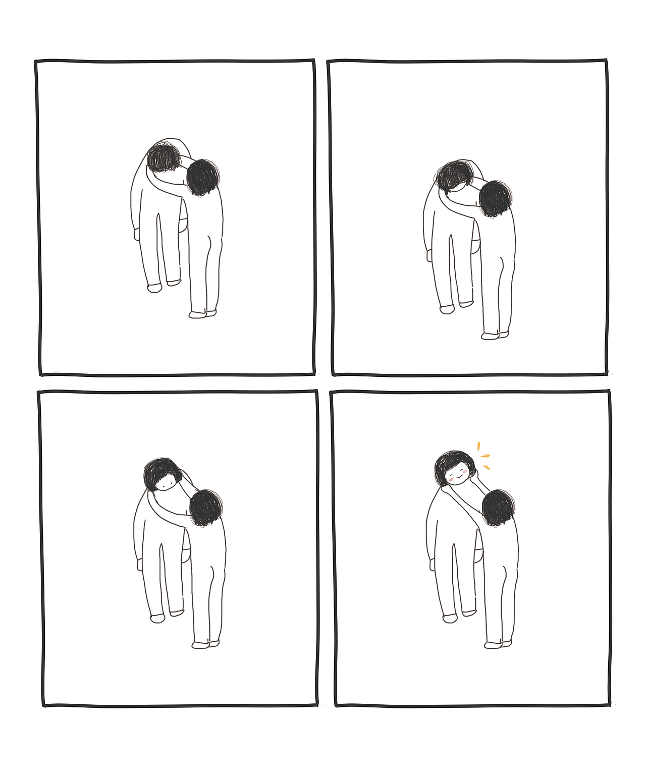 又丧又治愈的四格小漫画（图ZMTM3NzU4MTY0） - 短篇/格漫 - 站酷设计师陈不白原创素材 - 站酷ZCOOL