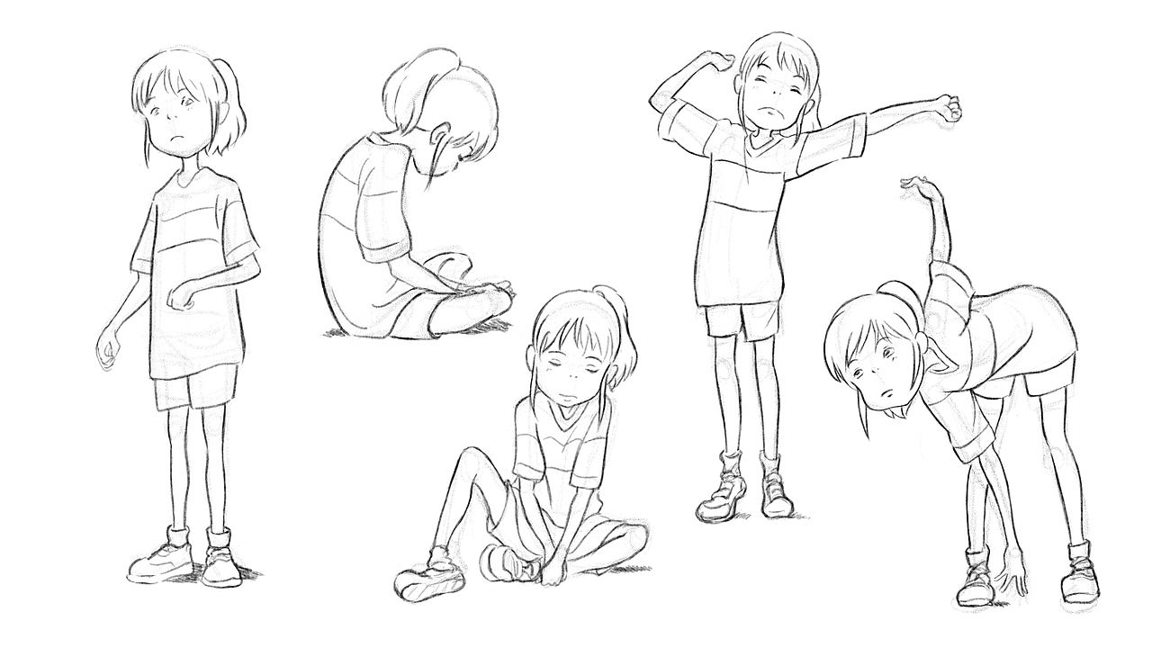 一组人体小练习