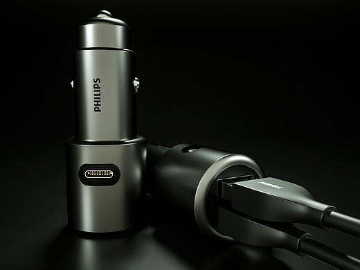 C4D车载充电器