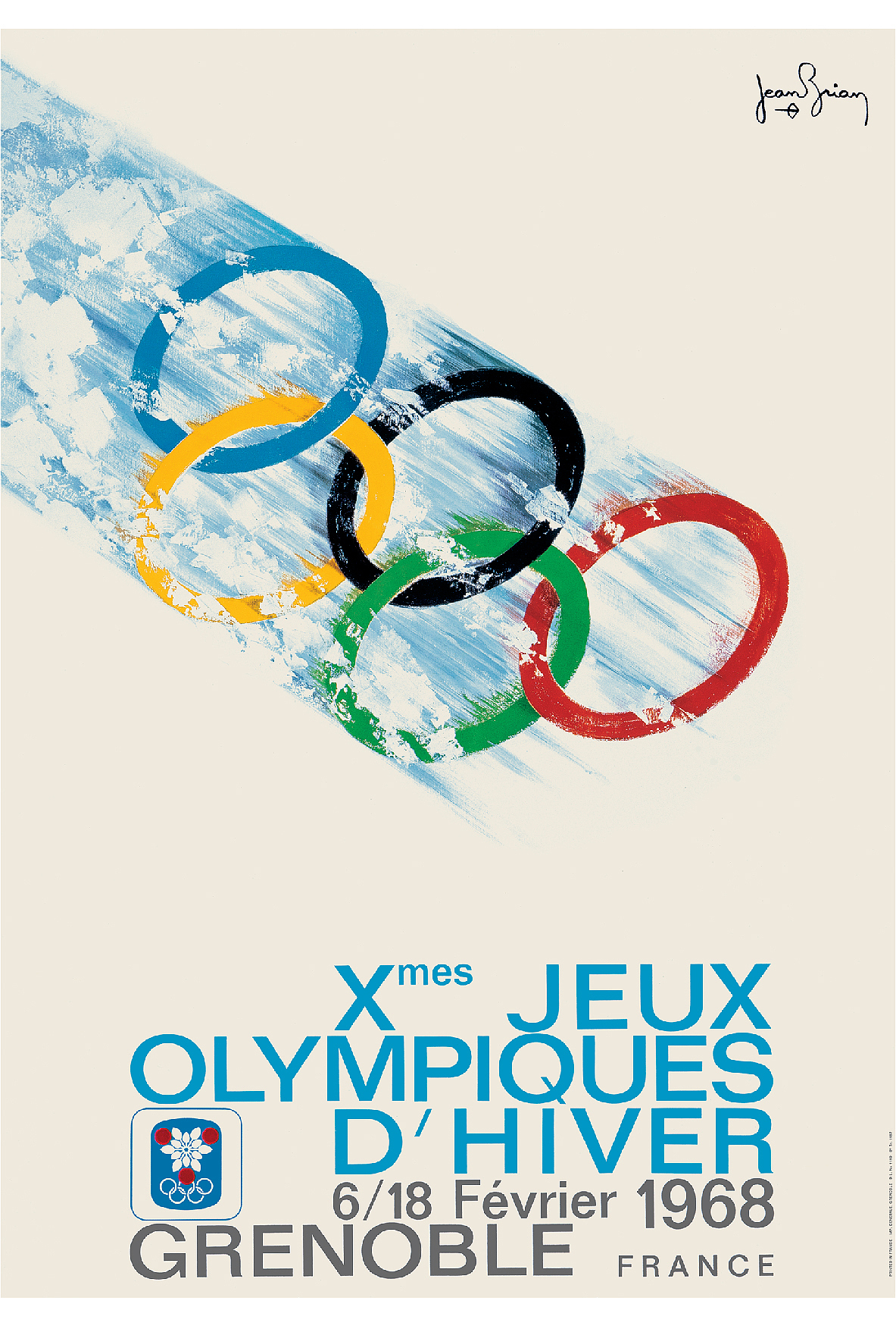 历届冬季奥运会海报吉祥物明信片