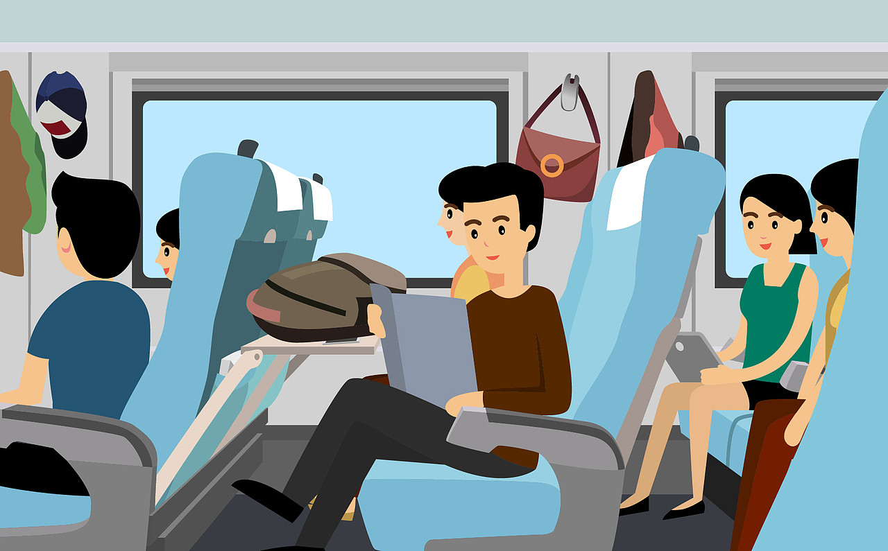 济南文创插画-高铁安全文明出行三字经©️耕阡陌