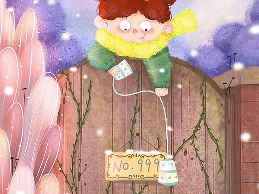 青梅竹馬系列（個(gè)人主頁-ZNTI5ODk3MTI=） - 兒童插畫 - 站酷設(shè)計(jì)師一條桃插畫原創(chuàng)素材 - 站酷ZCOOL