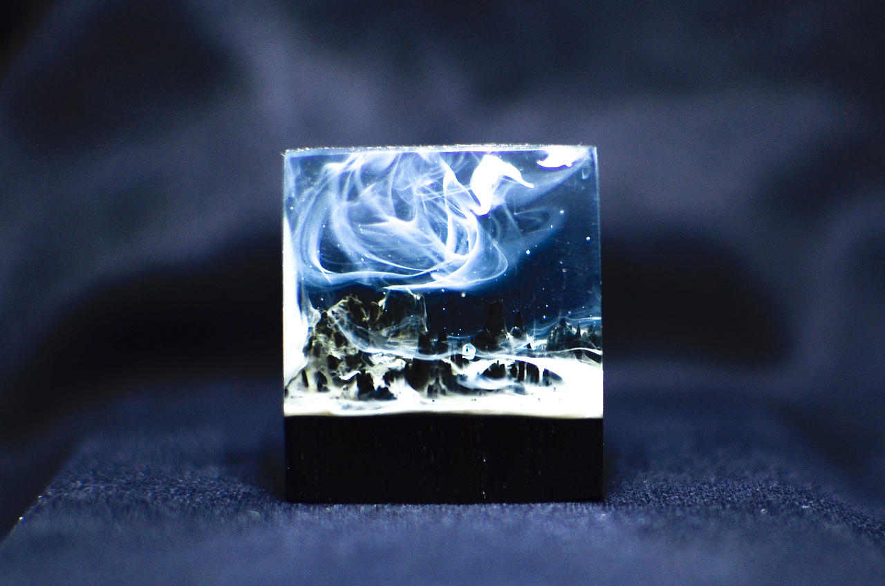 树脂/滴胶 黑檀挂坠 - 原创作品 - 站酷(zcool)