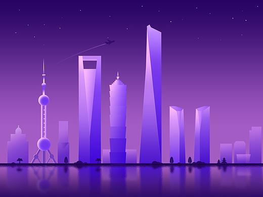 臨夜之美－SHANGHAI（個人主頁-ZMjQ0MDk5MDA=） - 圖案 - 站酷設計師阿布的布原創(chuàng)素材 - 站酷ZCOOL