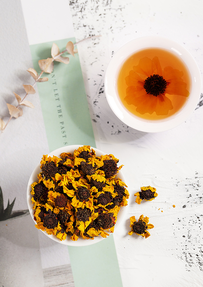 雪菊拍摄 雪菊详情页制作