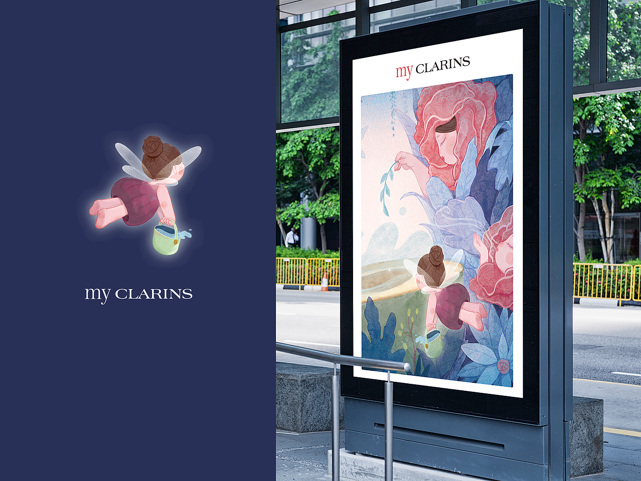 #my CLARINS寻找天然好食肌#仙子们的早餐（图ZMjkzNzM4ODIw） - 商业插画 - 站酷设计师尚笑在画画原创素材 - 站酷ZCOOL