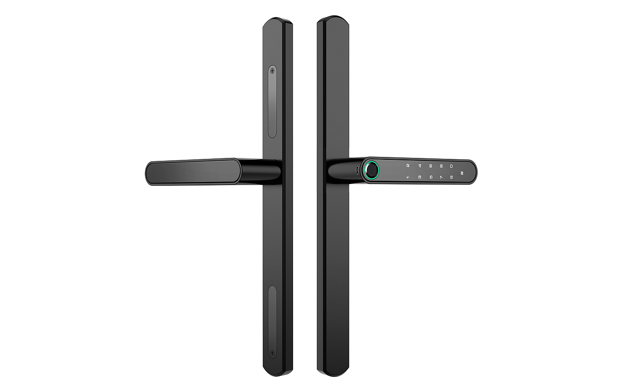 指纹锁断桥铝建模渲染（图ZMjk1NzQ2OTMy） - 工业用品/机械 - 站酷设计师hh小韩原创素材 - 站酷ZCOOL