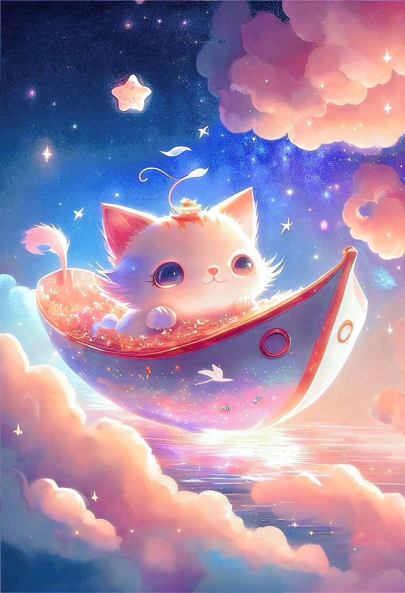 乘飞船的小猫咪