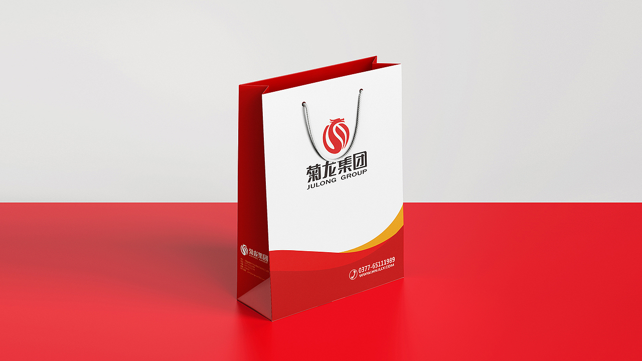 菊龙集团  粮油食品企业 Logo、VI设计