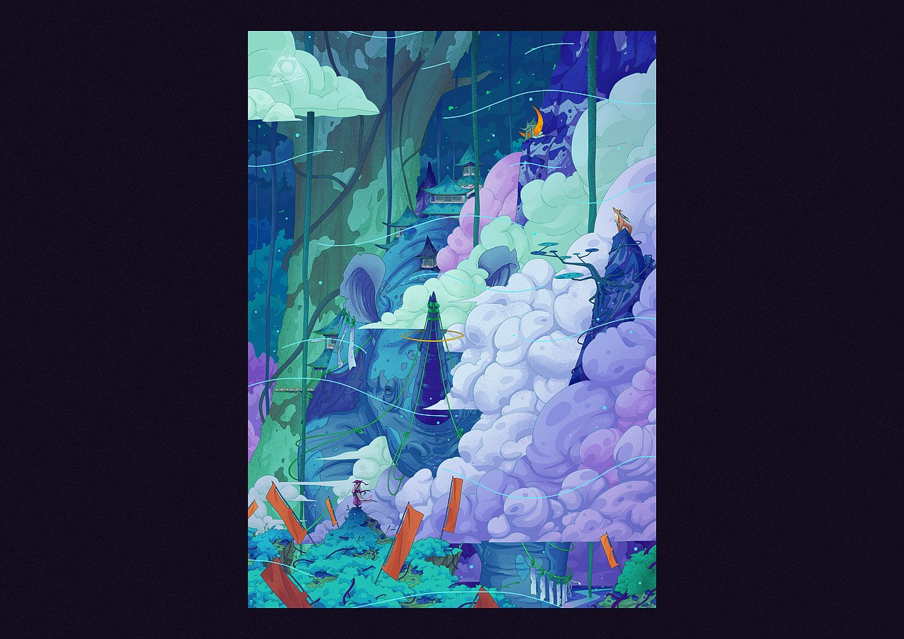 旧夜（图ZMjA4MDY1NzQ4） - 创作习作 - 站酷设计师椰青Coconut原创素材 - 站酷ZCOOL