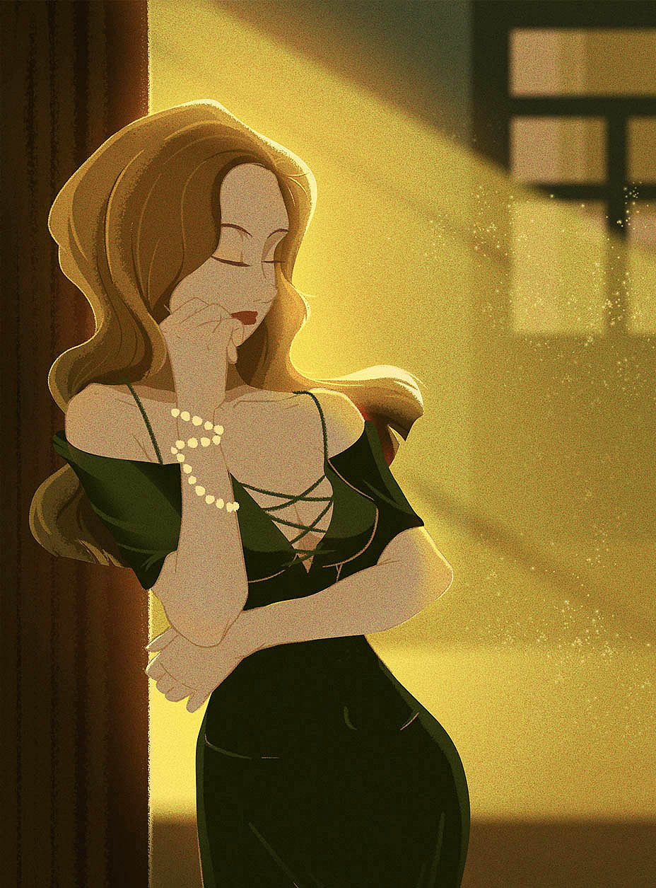 人像（图ZMTE0OTgyMzEy） - 商业插画 - 站酷设计师岩畔原创素材 - 站酷ZCOOL