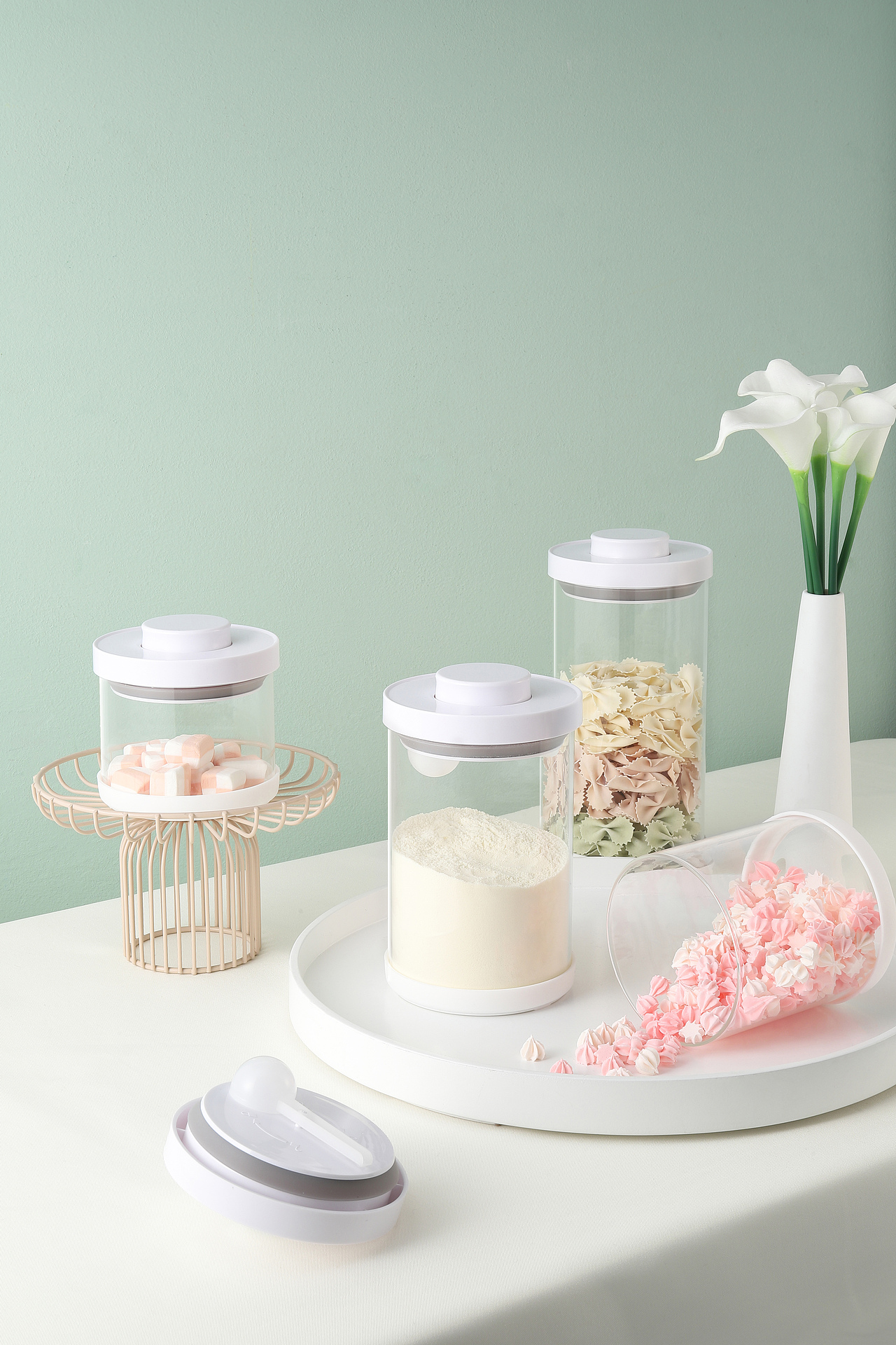 母婴类;密封罐,储物罐