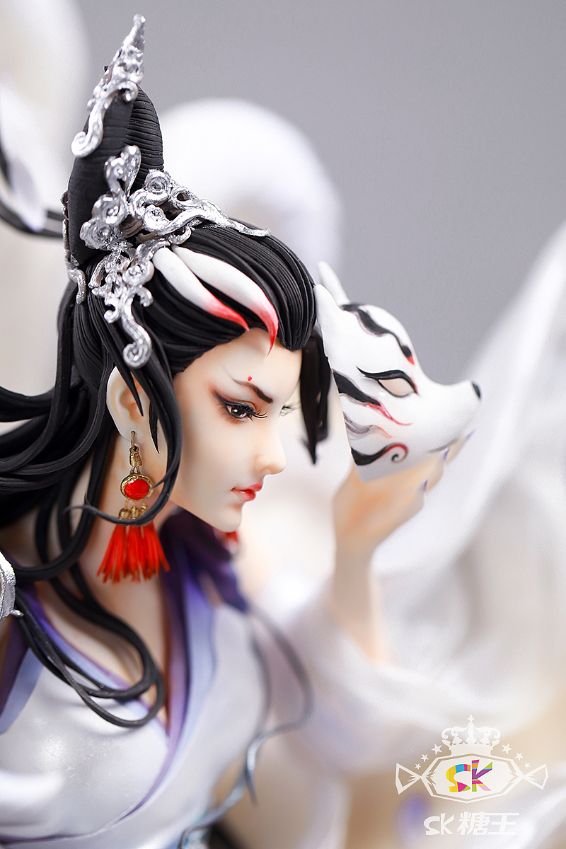 可以吃的手办 | 中国风翻糖人偶蛋糕 《青丘九尾》