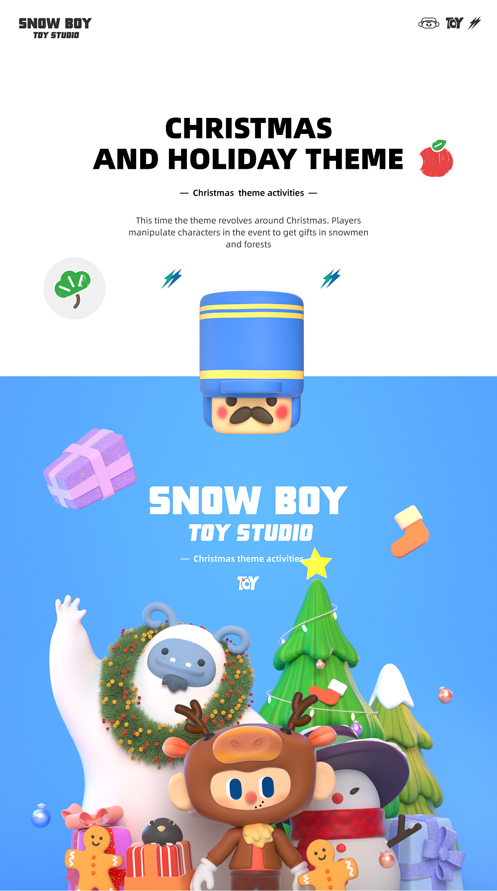 SnowBoy假日歷險記-萬圣節/圣誕節/春節