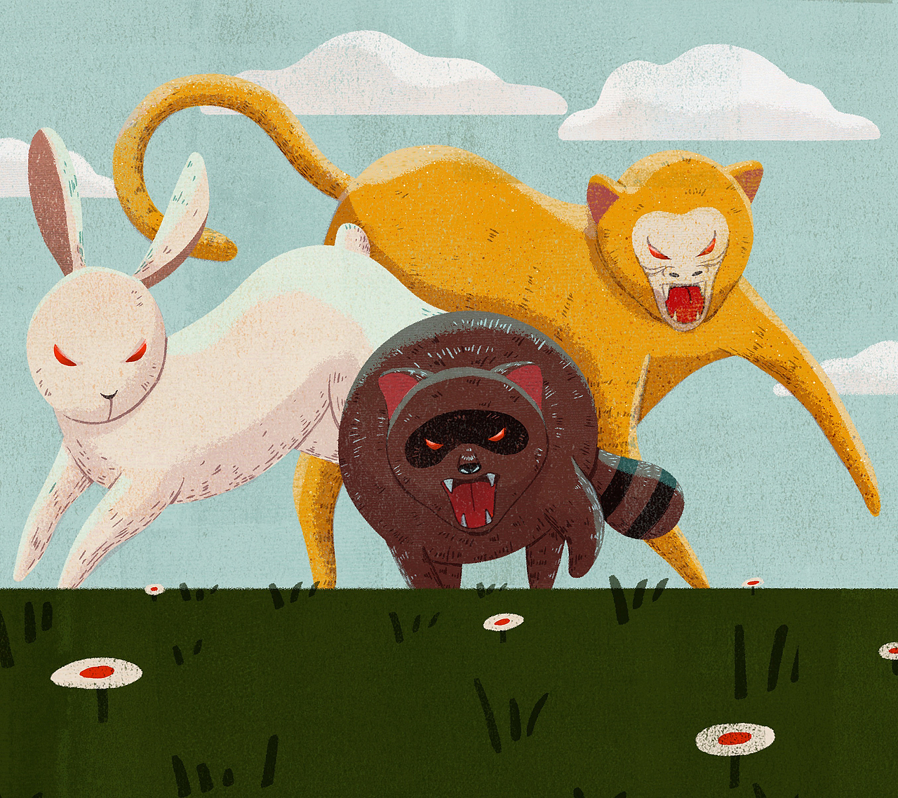 丝网印刷 金太郎（图ZMjM0MTk2MzIw） - 绘画 - 站酷设计师木行曾原创素材 - 站酷ZCOOL