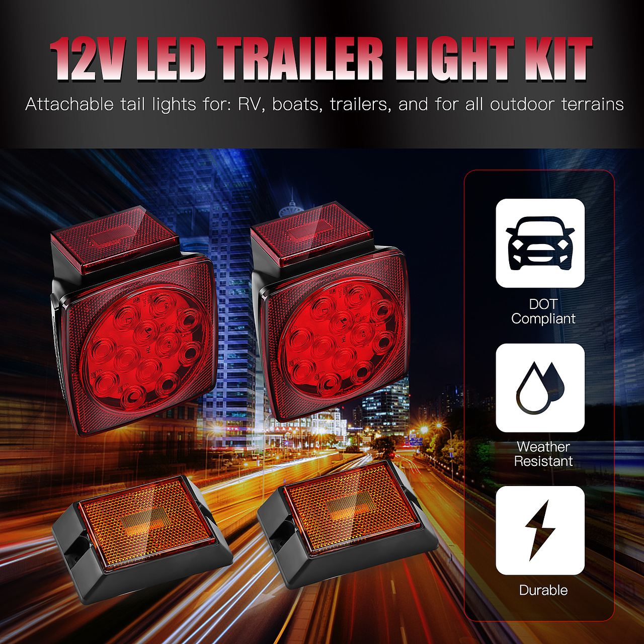 亚马逊车尾灯 产品拍摄图片精修摄影拍照主图A+设计（图ZMjc5NDg5OTky） - 产品摄影 - 站酷设计师18978304327yc原创素材 - 站酷ZCOOL