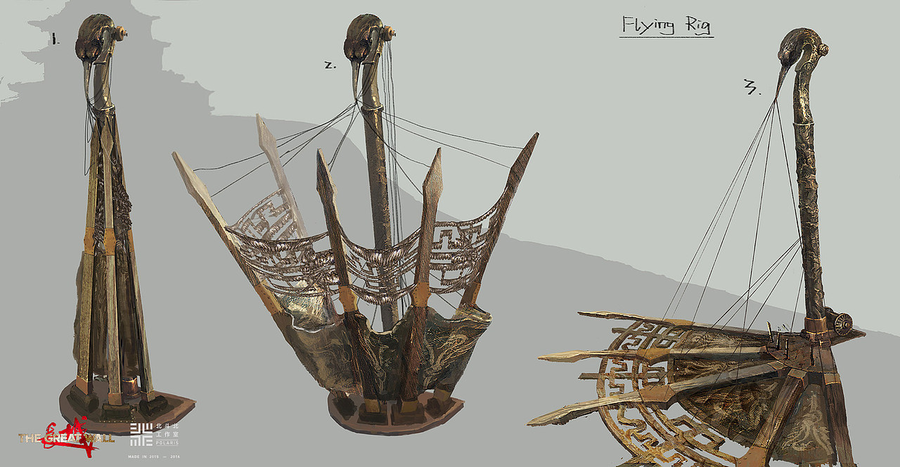 《长城》道具设计——飞索（图ZNzcyMTg4MjA=） - 概念设定 - 站酷设计师北斗北工作室原创素材 - 站酷ZCOOL