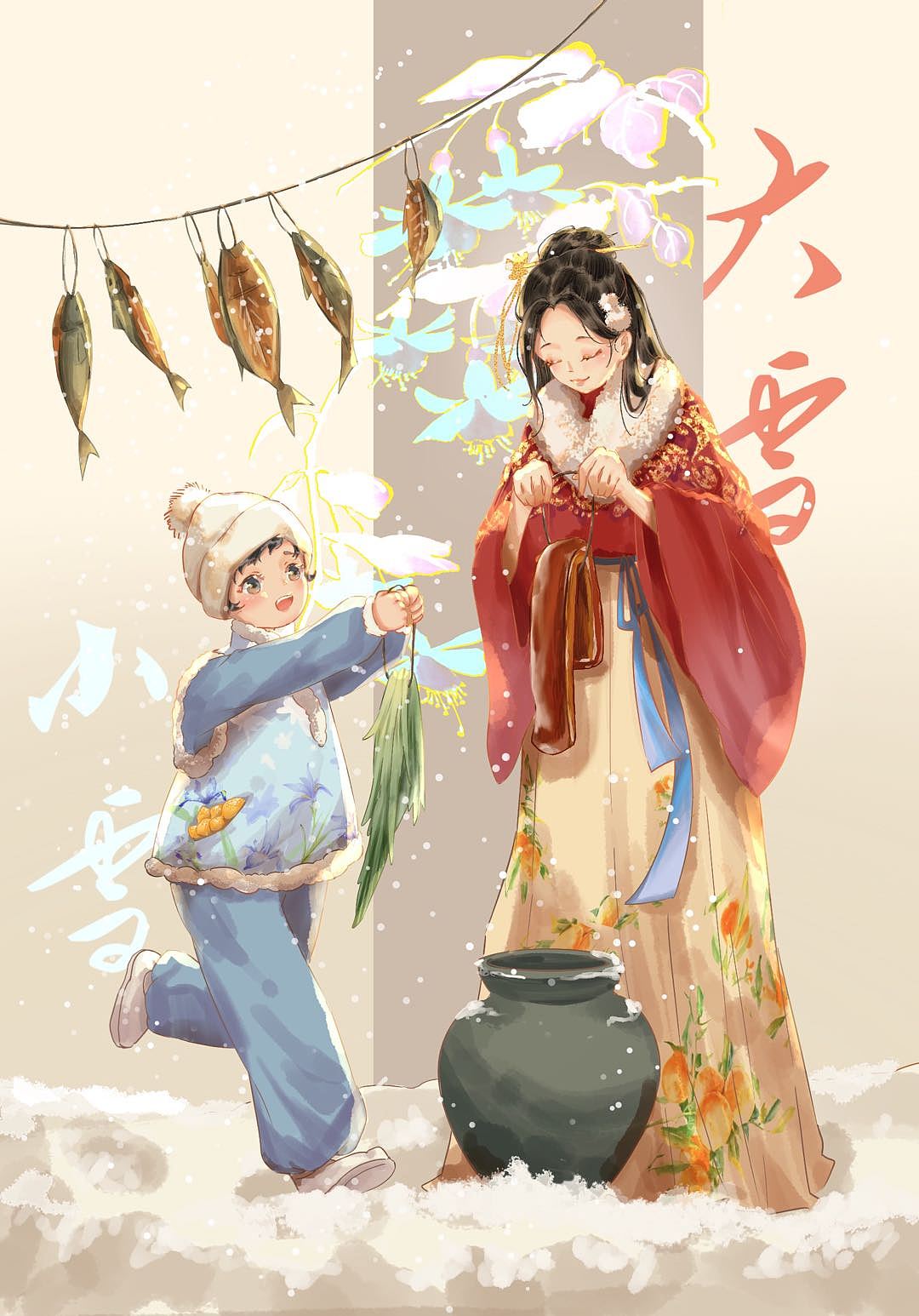 节气拟人|小雪和大雪