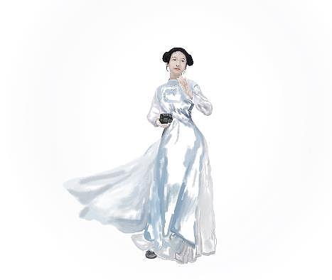 绘画（鼠绘）人物（小姐姐）（图ZMTU1NzEyMzQ4） - 商业插画 - 站酷设计师李富安原创素材 - 站酷ZCOOL