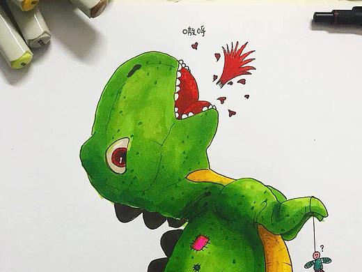 一条可怕的恐龙